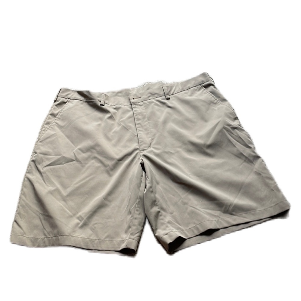 PGA Tour tan shorts size 42. Some marks around waistline as pictured.